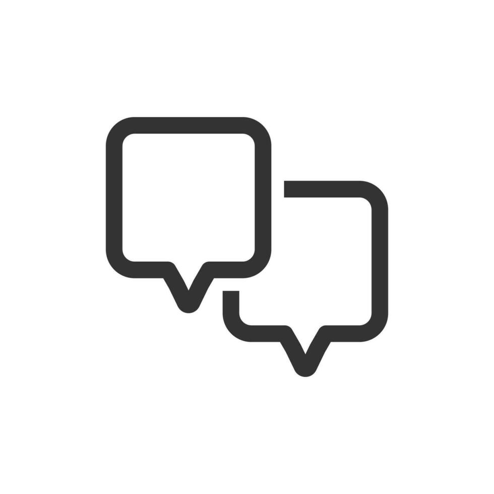 chat icon design vector template