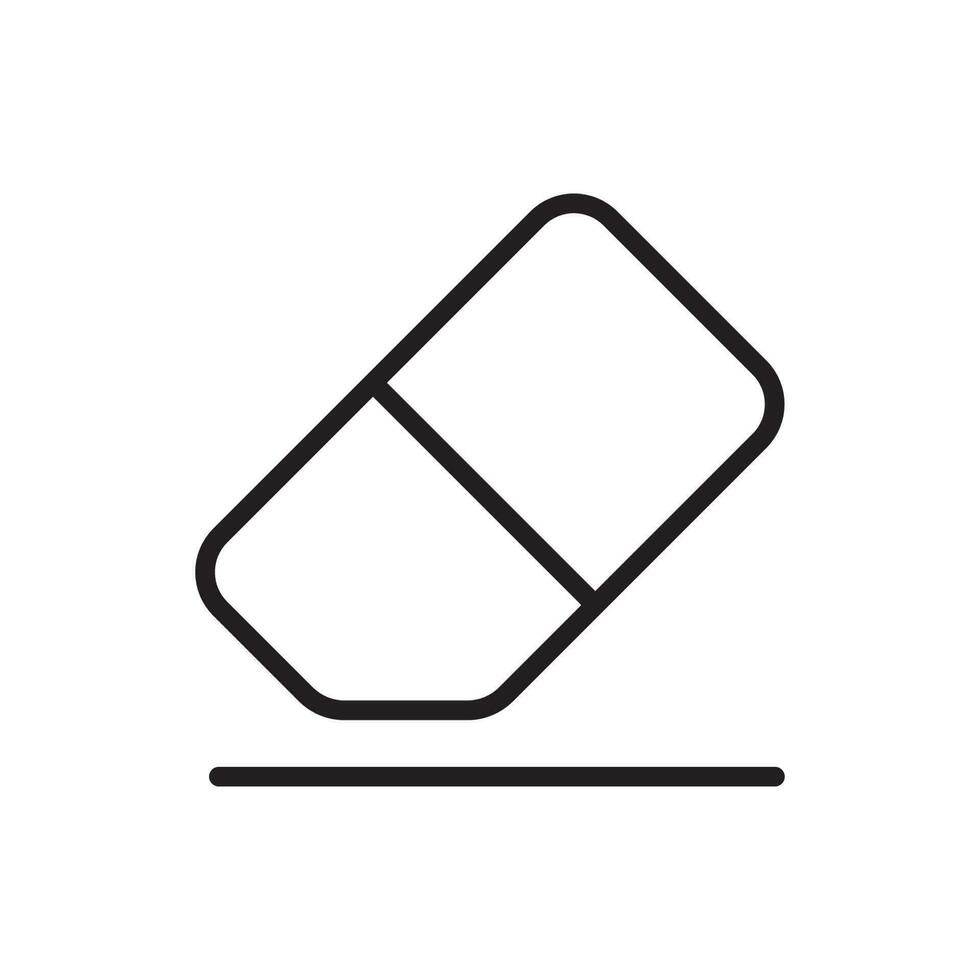 eraser icon design vector template