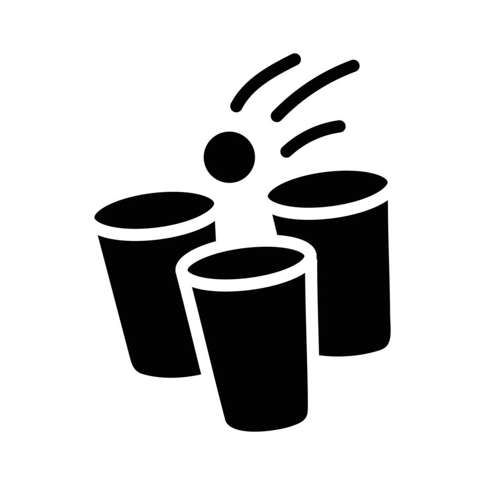 Game vector Solid Icon Design illustration. Party and Celebrate Symbol on White background EPS 10 File