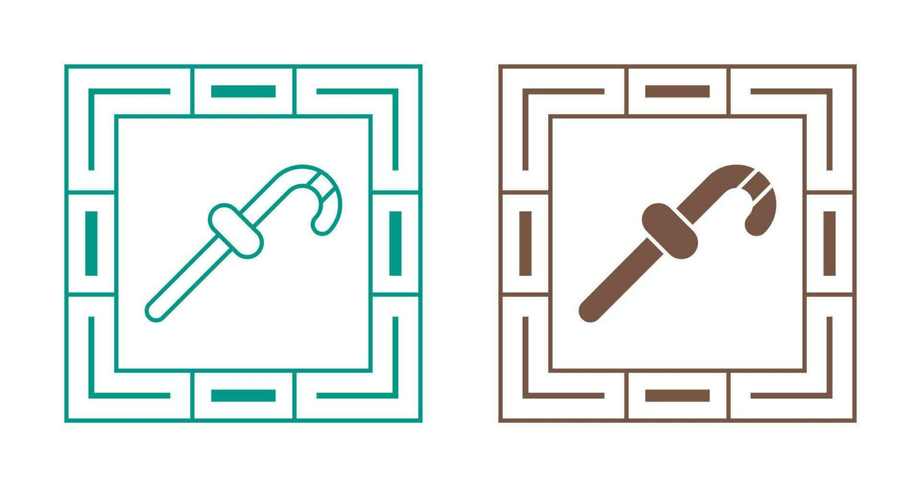 Walking Stick Vector Icon