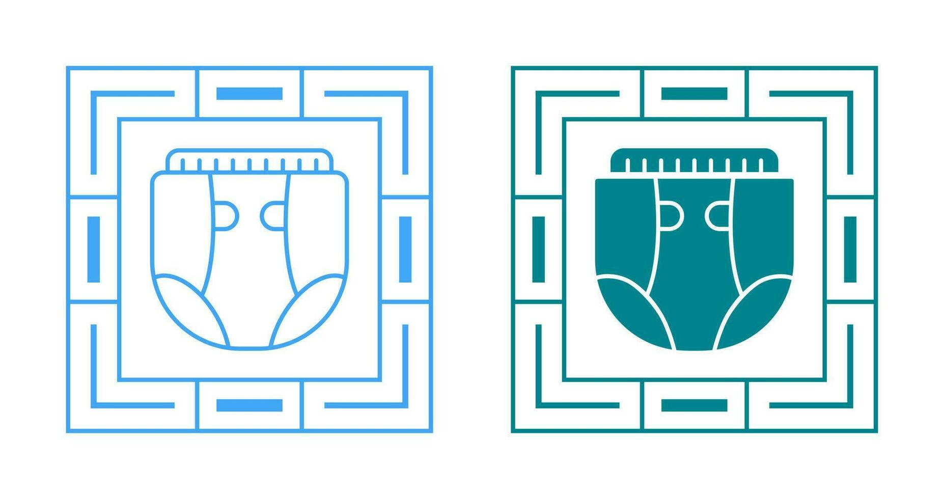 Diaper Vector Icon