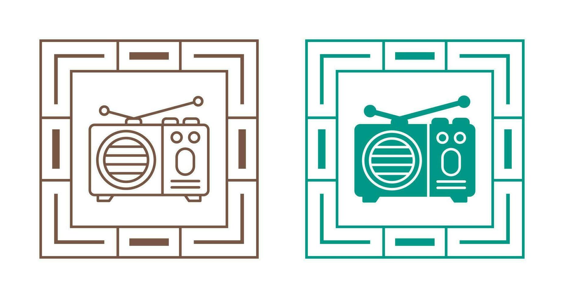 Radio Vector Icon