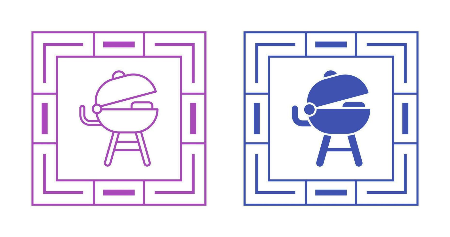 Grilled Vector Icon