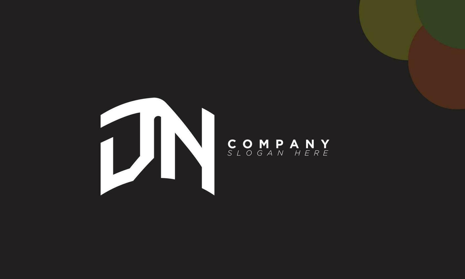 DN Alphabet letters Initials Monogram logo and ND vector