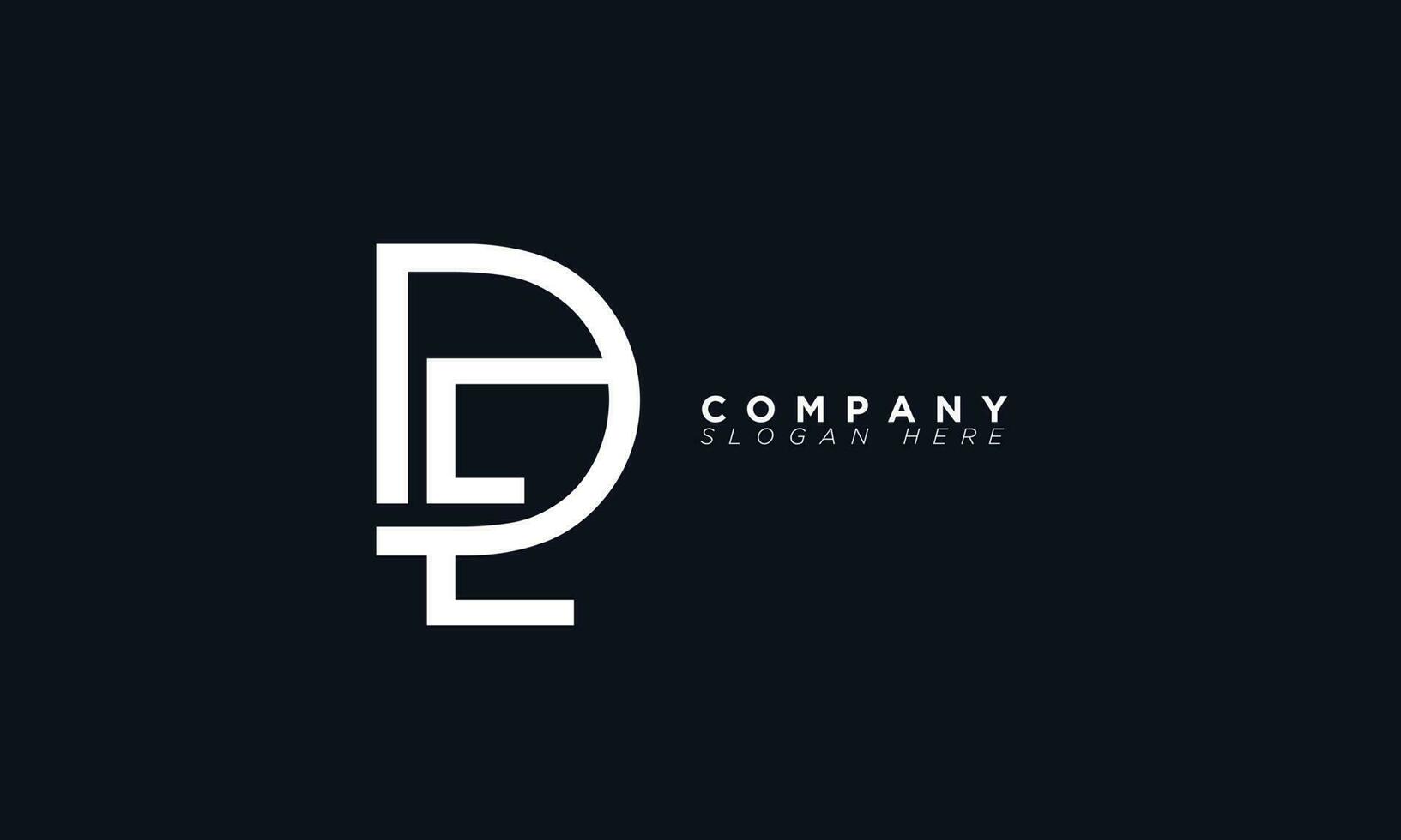 ED Alphabet letters Initials Monogram logo and DE vector