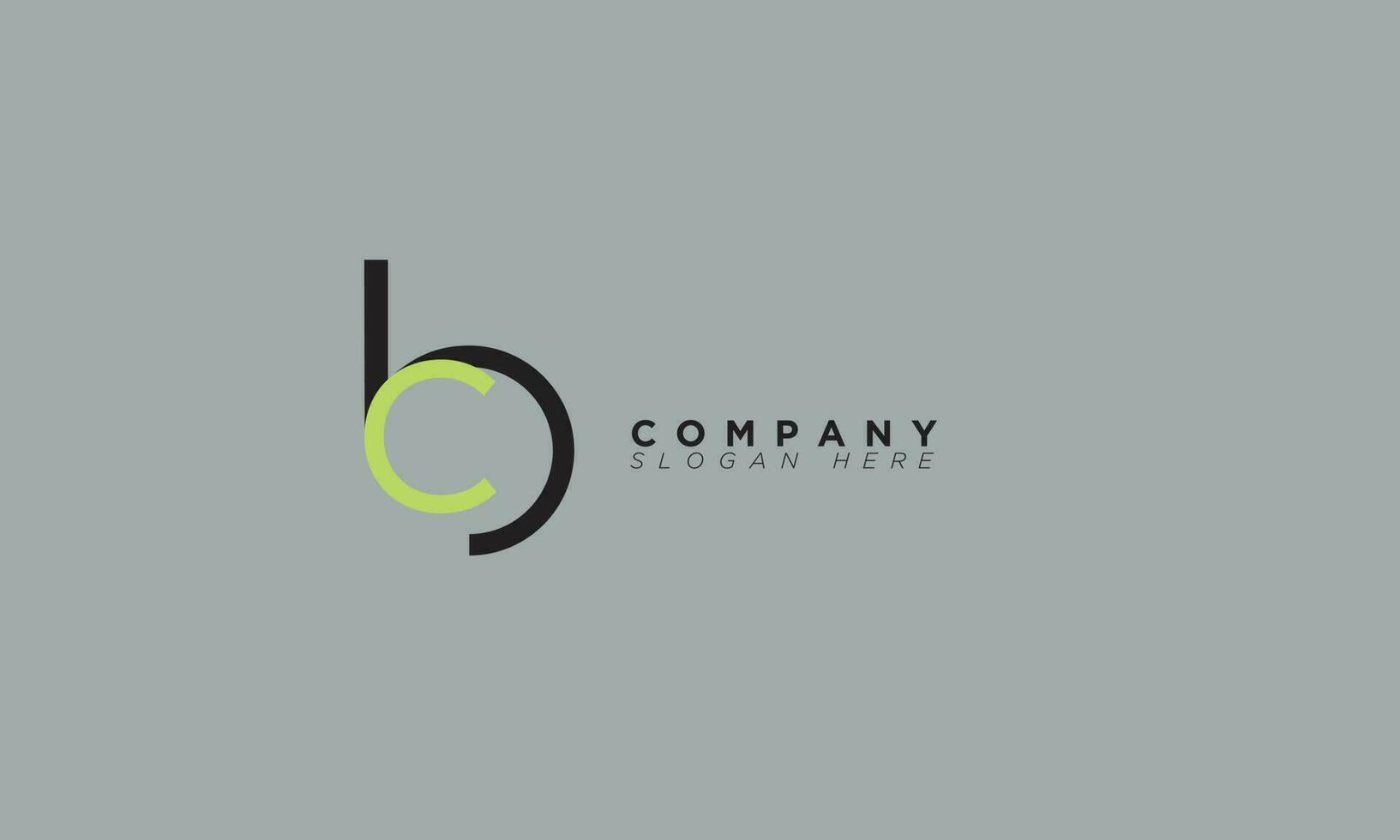 CB Alphabet letters Initials Monogram logo and BC vector