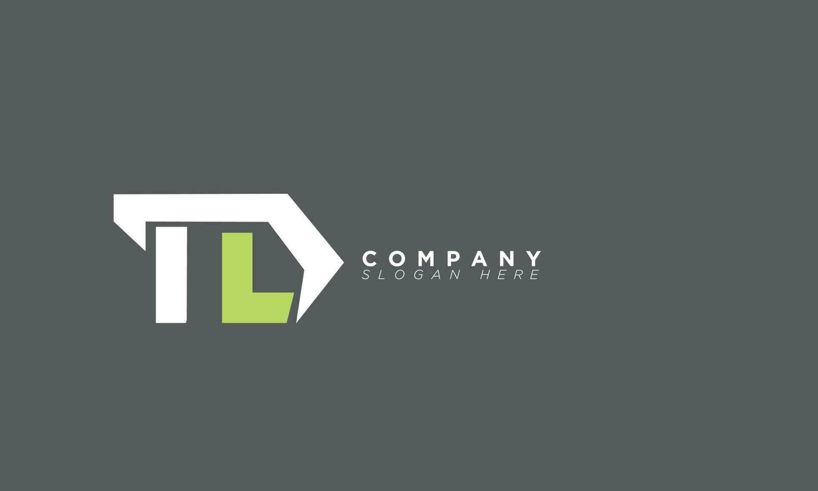 TD Alphabet letters Initials Monogram logo and DT vector