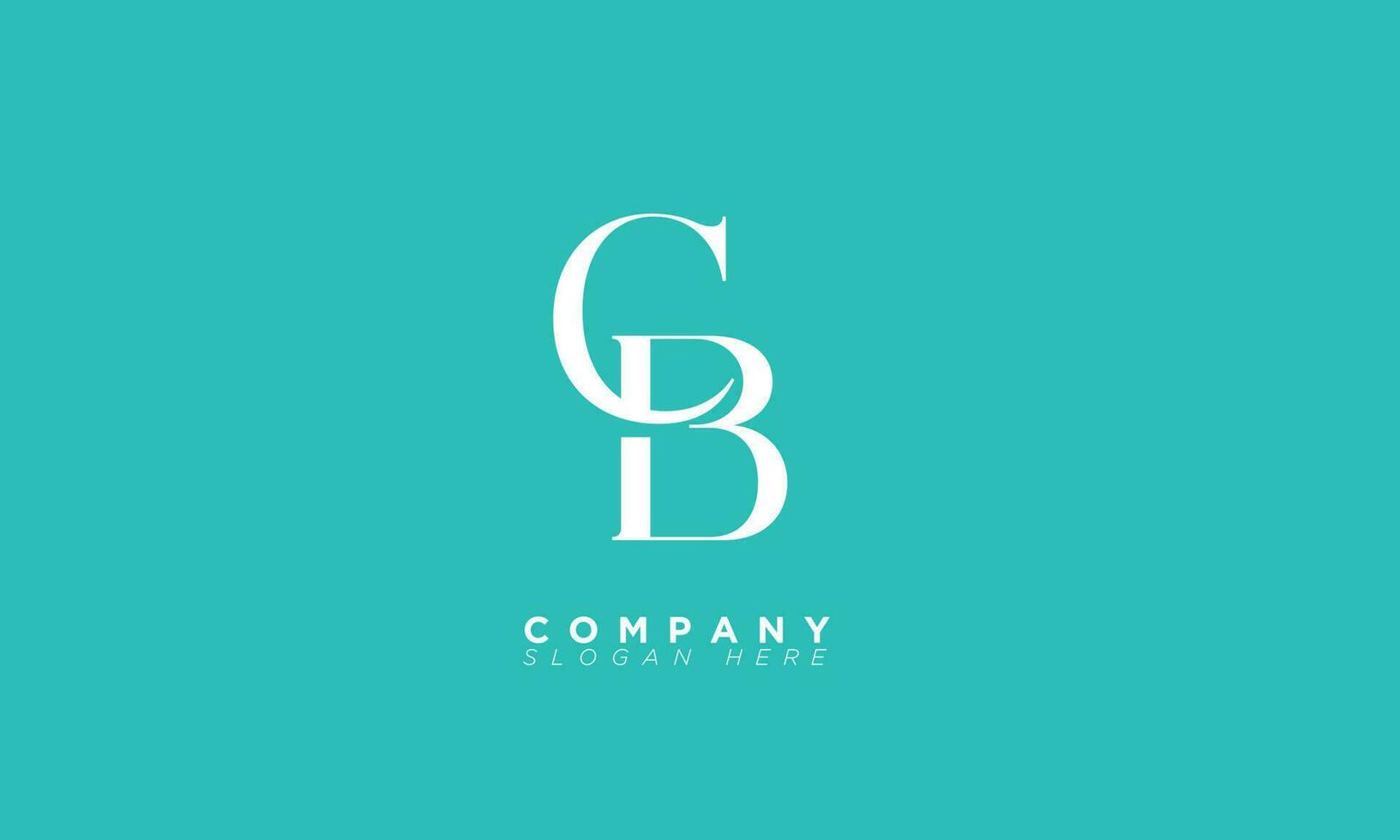 CB Alphabet letters Initials Monogram logo and BC vector