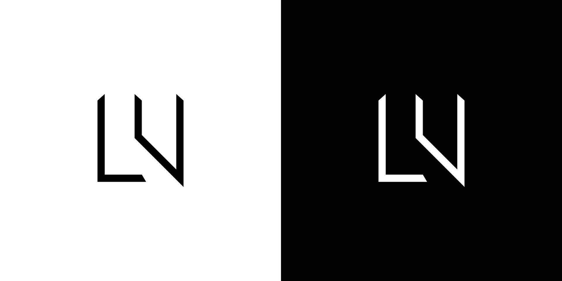 Modern and unique  letter W initials logo design vector