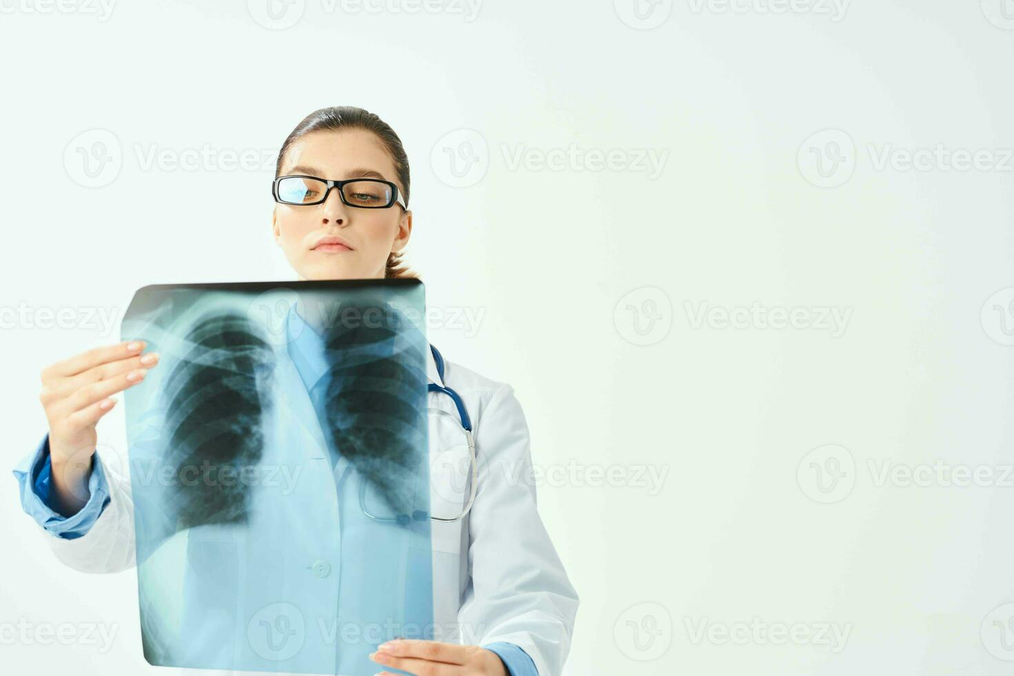 female doctor x-ray hospital patient examination photo