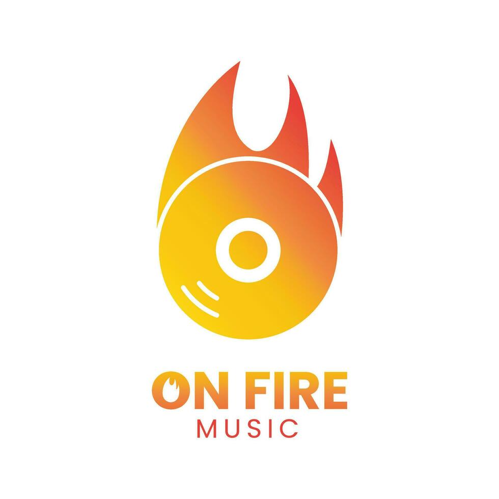 ON FIRE LOGO vector