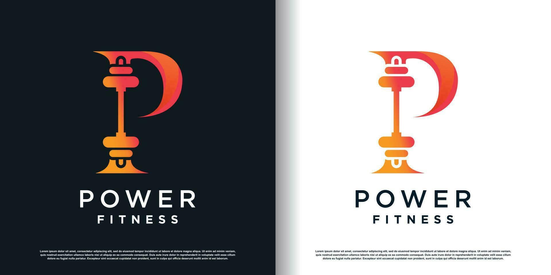 Premium Vector  Fitness gym logo