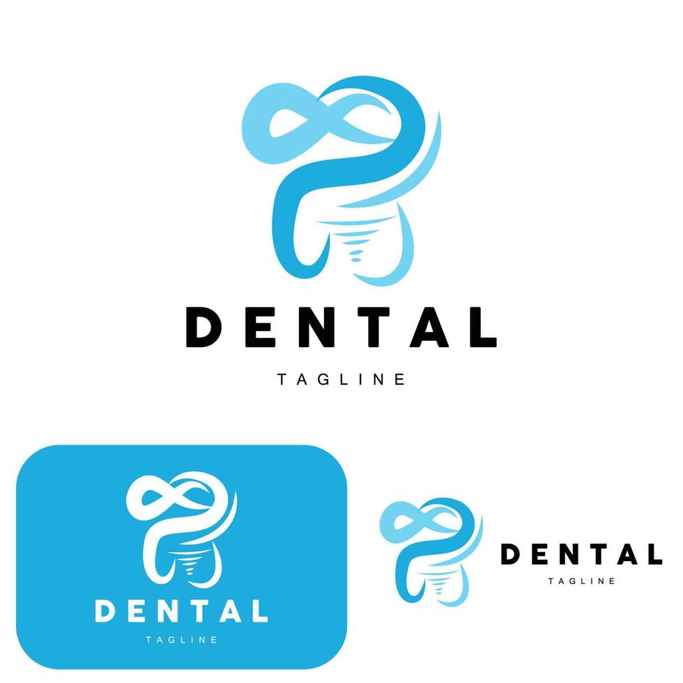 Tooth Logo, Dental Care Vector, Illustration Icon Design vector