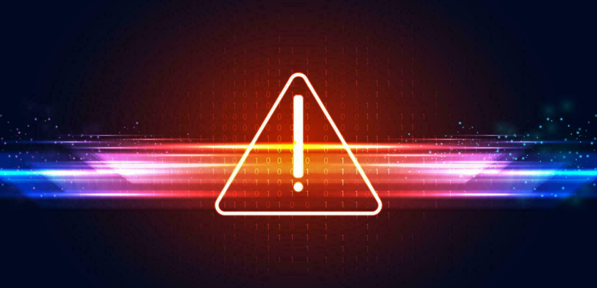 Abstract Risk Warning Symbol Danger Concept Background Speed Background Computer hacking, warning, being invaded by viruses, spyware, malware, trojans vector