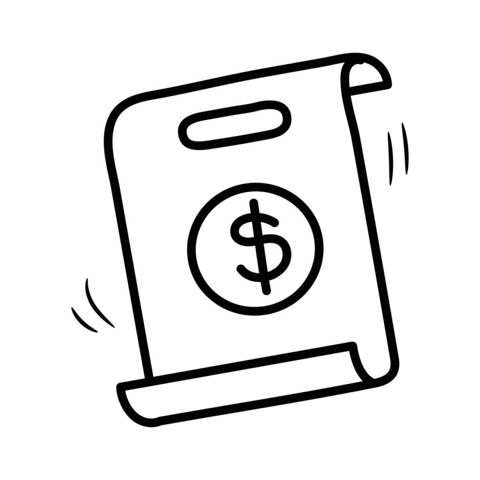 Banking Documents vector outline Icon Design illustration. Banking and Finance Symbol on White background EPS 10 File