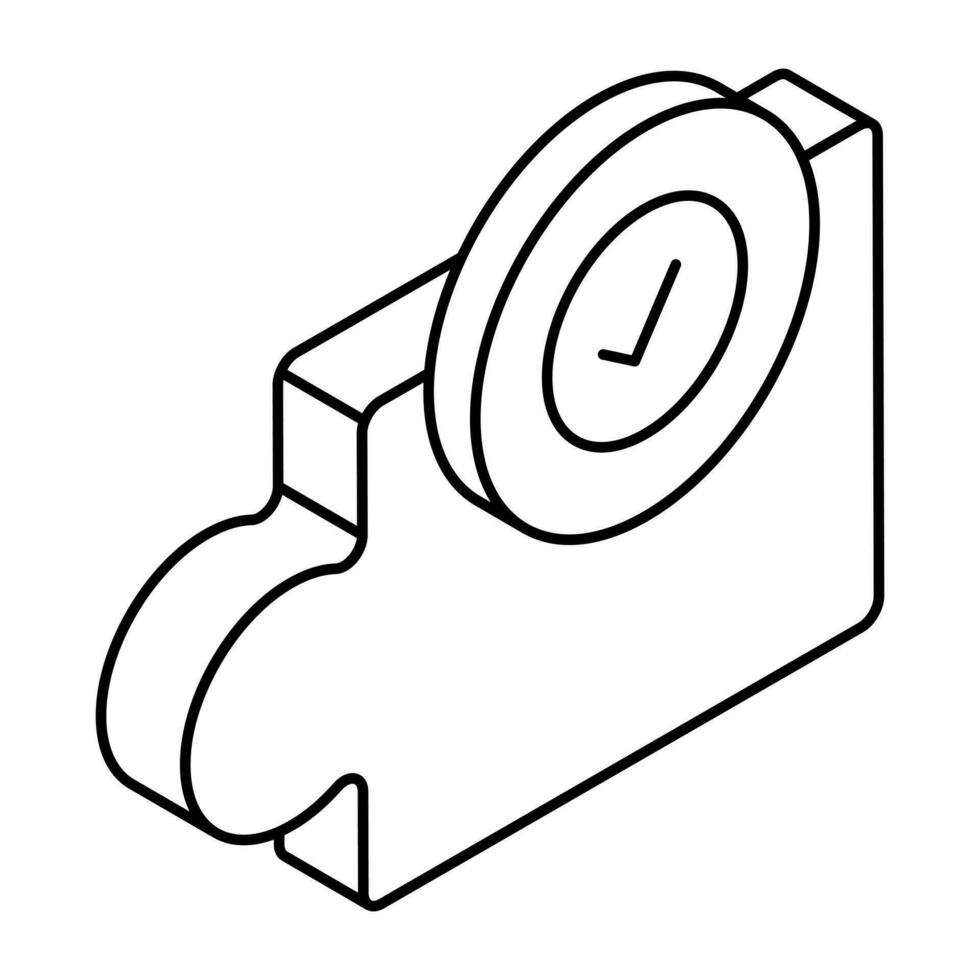 Modern design icon of problem solving vector