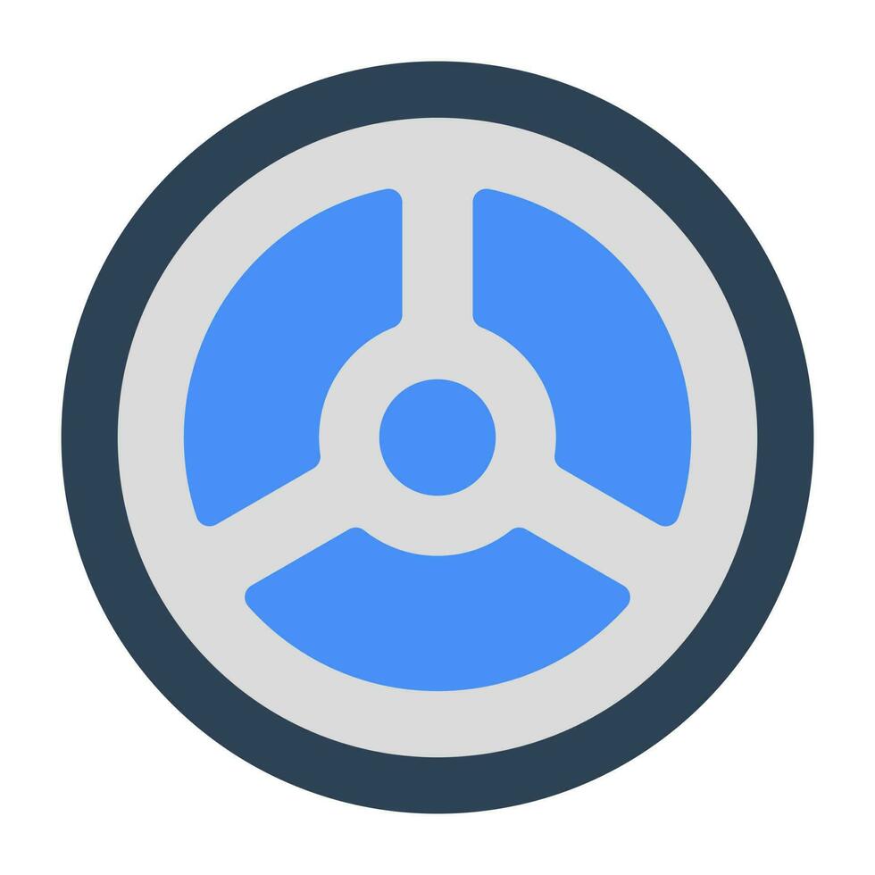 A unique design icon of tyre vector