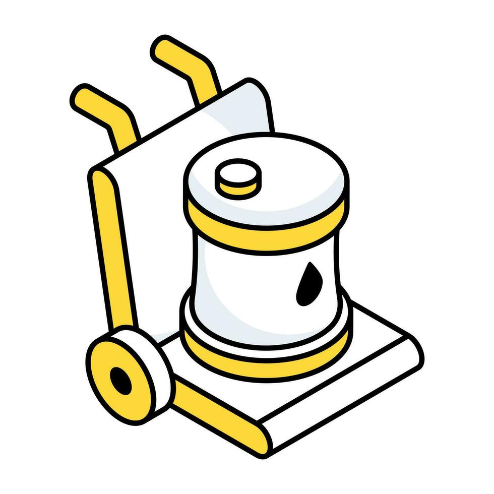 Premium download icon of oil barrel vector