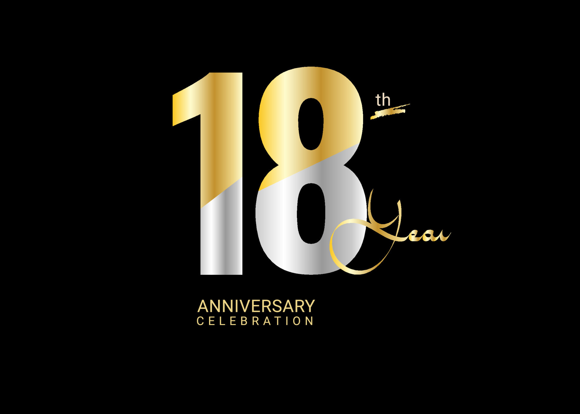 Number 18th Birthday