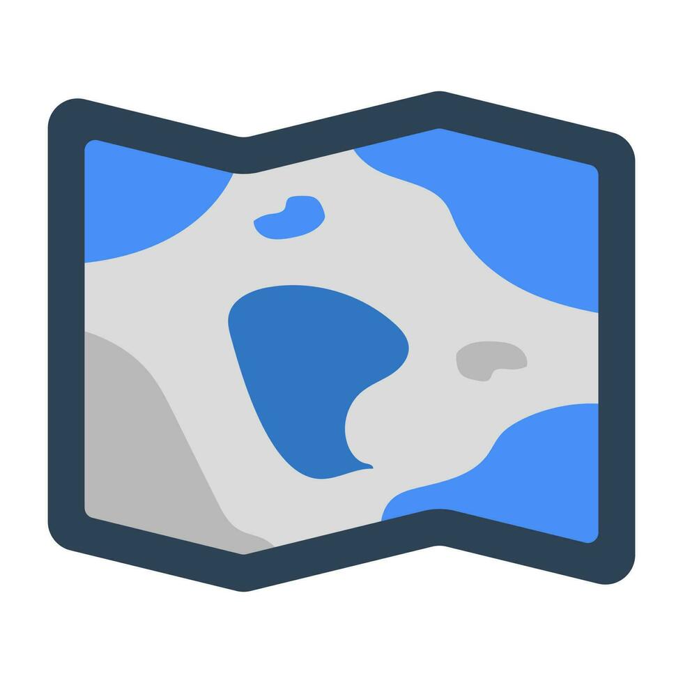 Premium design icon of map vector