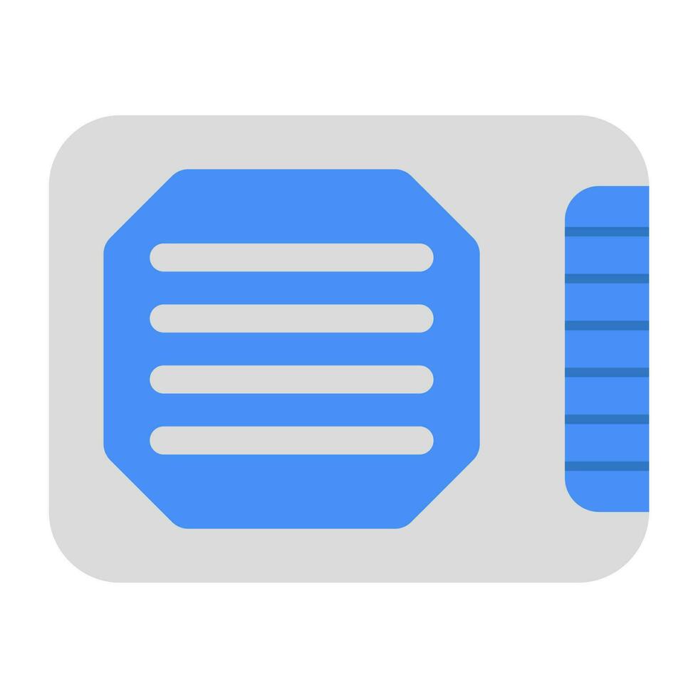 An editable design icon of hard disk cover vector