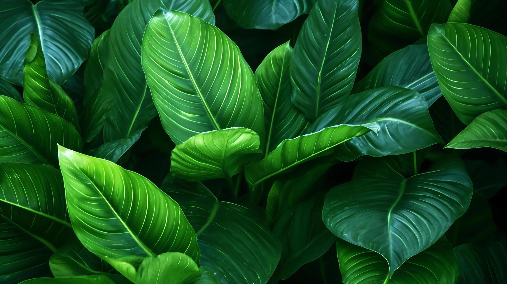 Tropical leaves background. Illustration photo