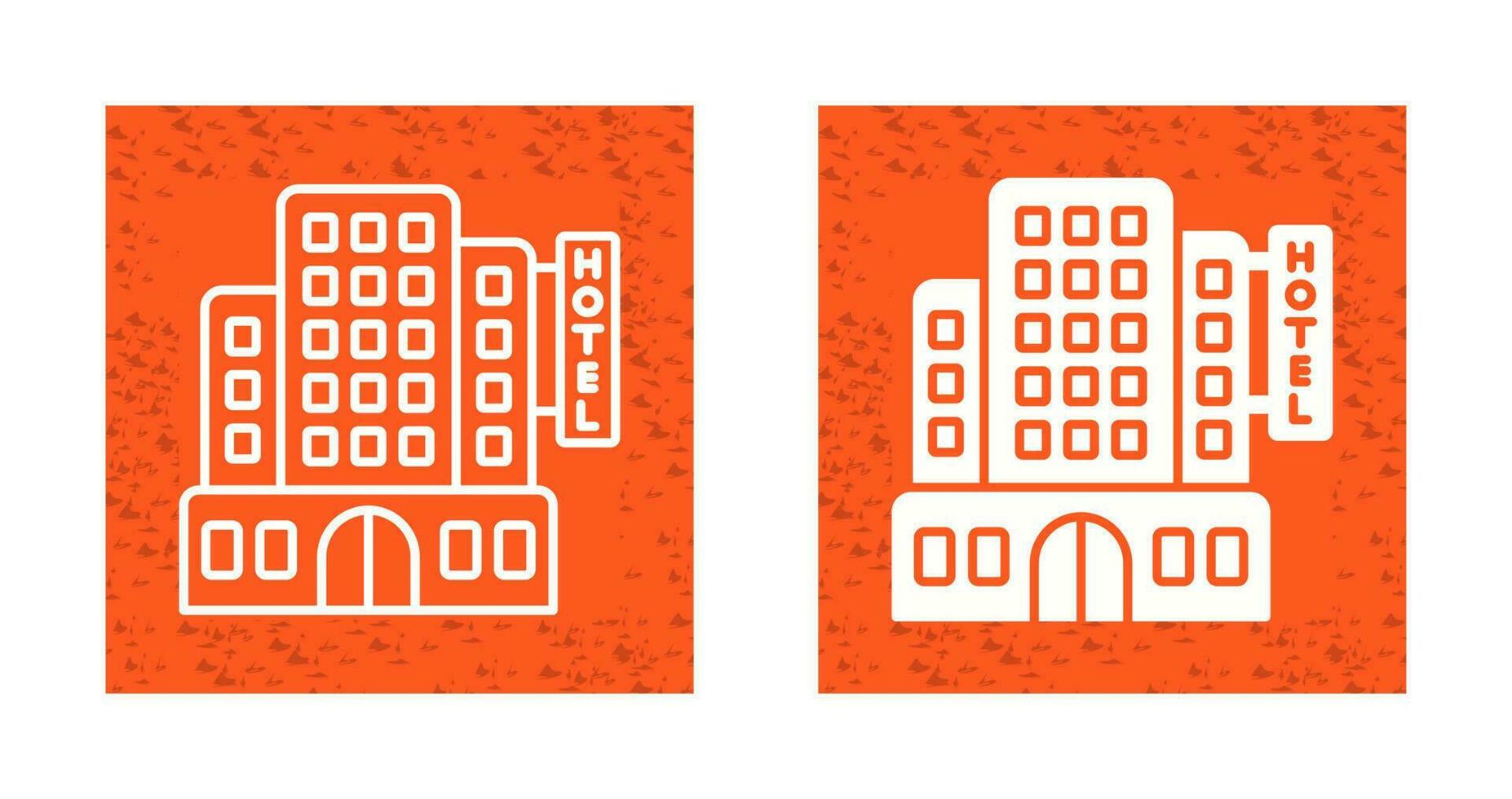 icono de vector de hotel