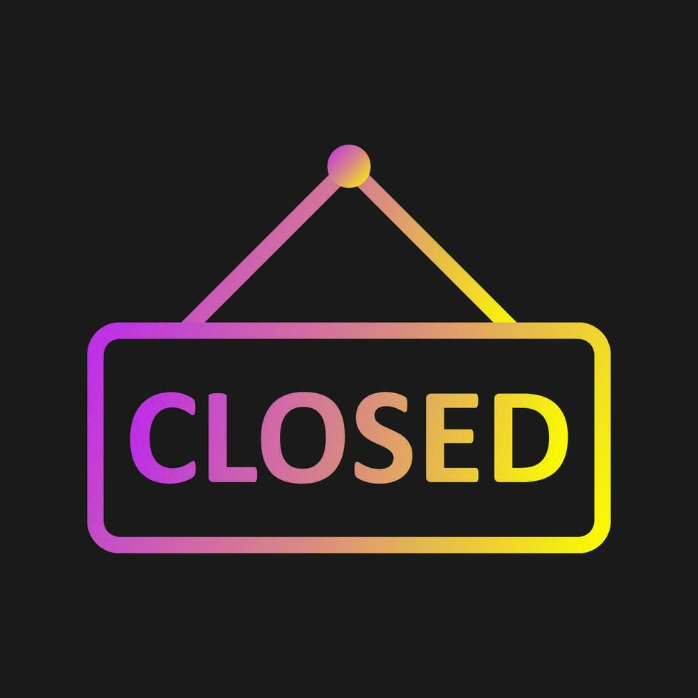 Closed Vector Icon