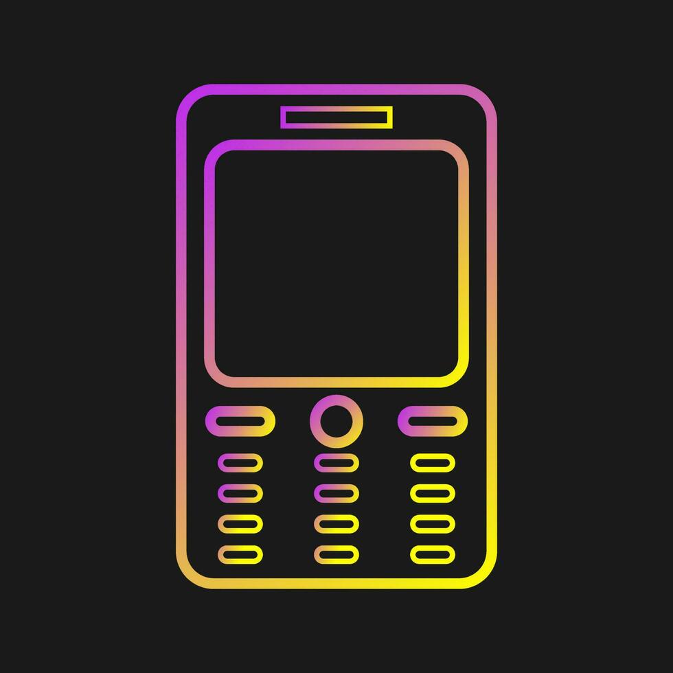 icono de vector de teléfono móvil