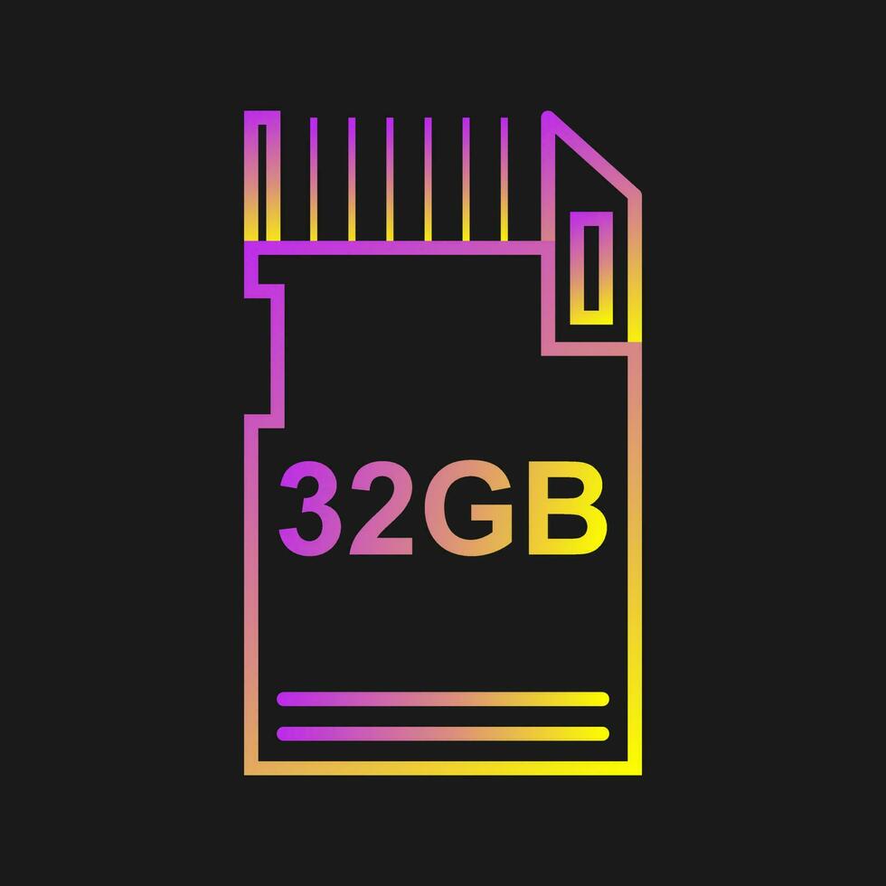 Data Storage Vector Icon