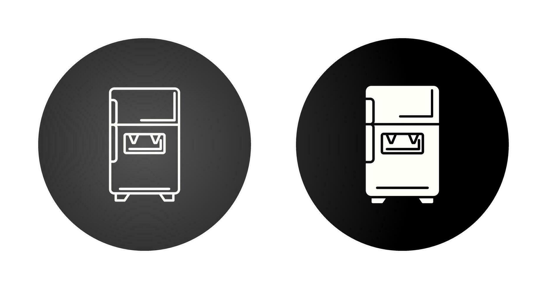 Refrigerator Vector Icon Set