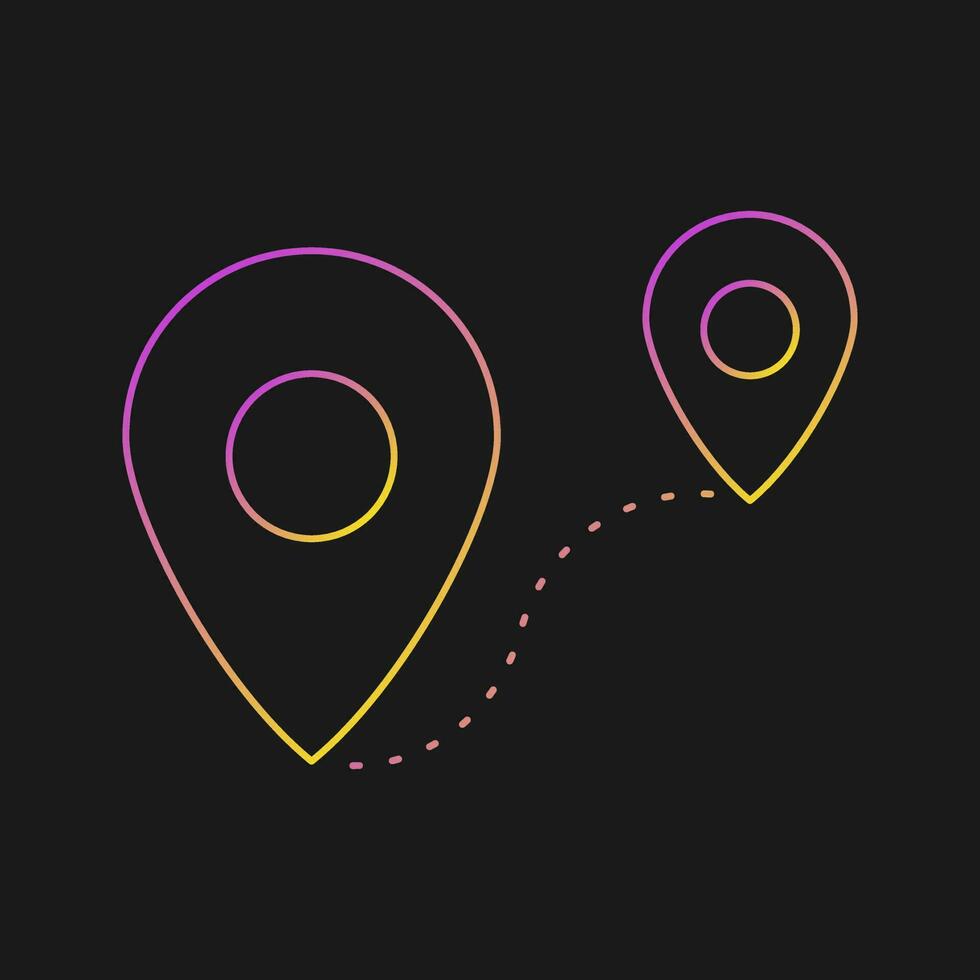 Distance Vector Icon