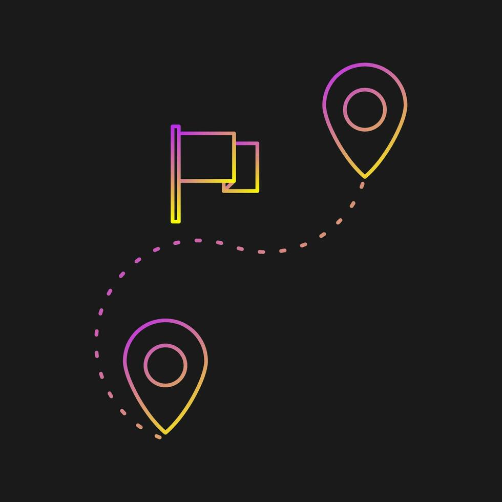 Route Vector Icon