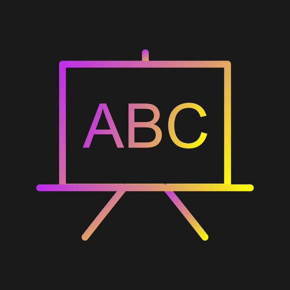 Black Board Vector Icon