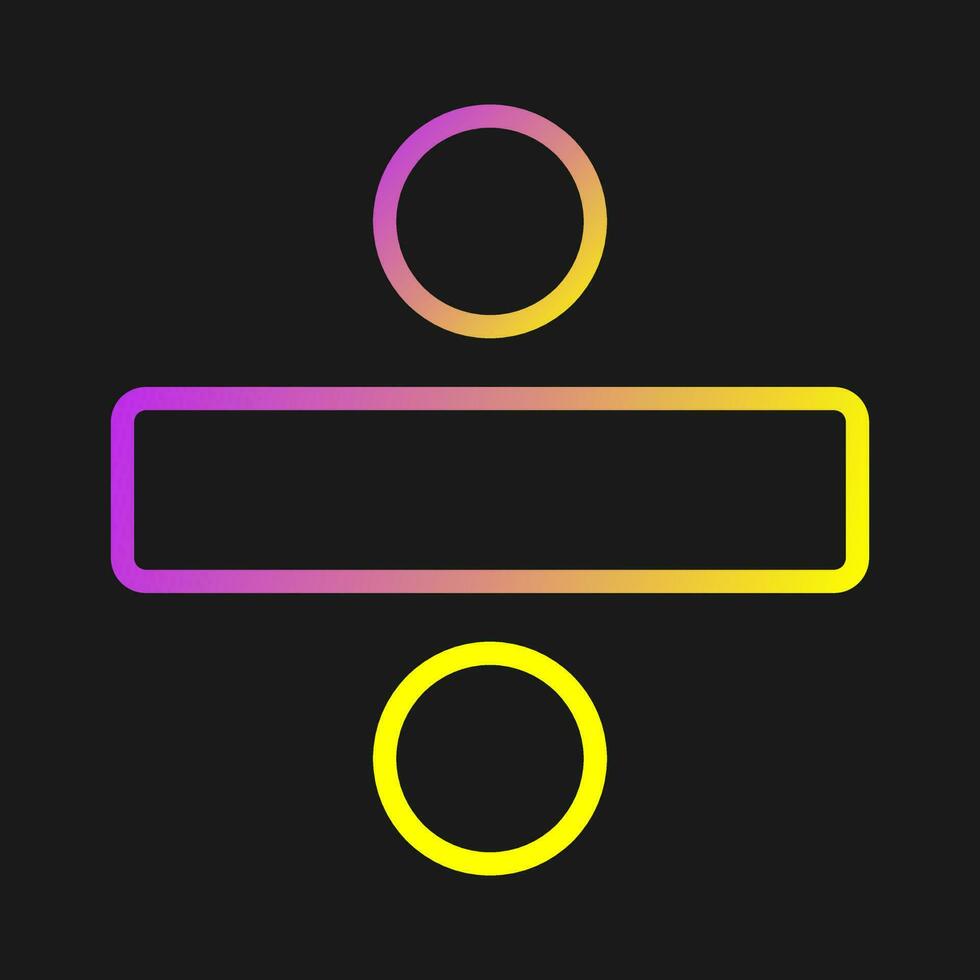Divide Vector Icon