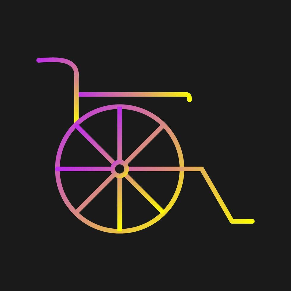 Wheelchair Vector Icon