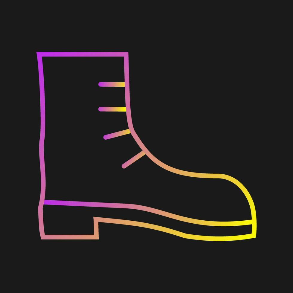 Camping Boot Vector Icon