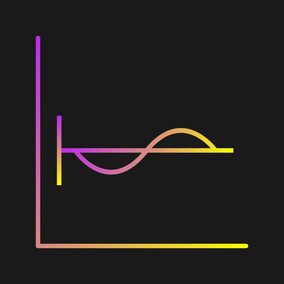 Cosine Graph Vector Icon