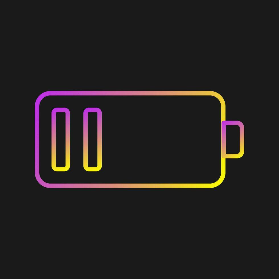 Low Battery Vector Icon