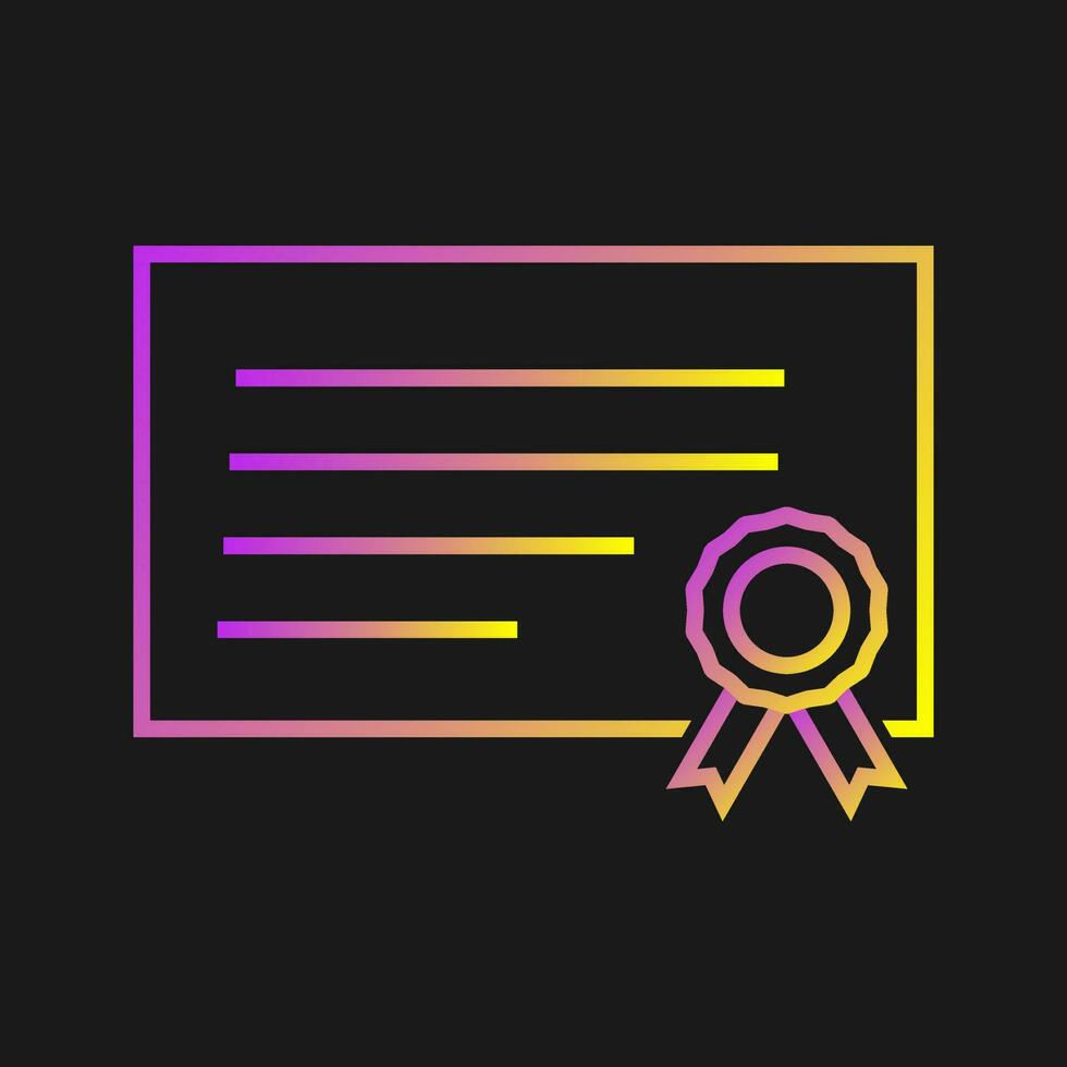 Diploma Vector Icon
