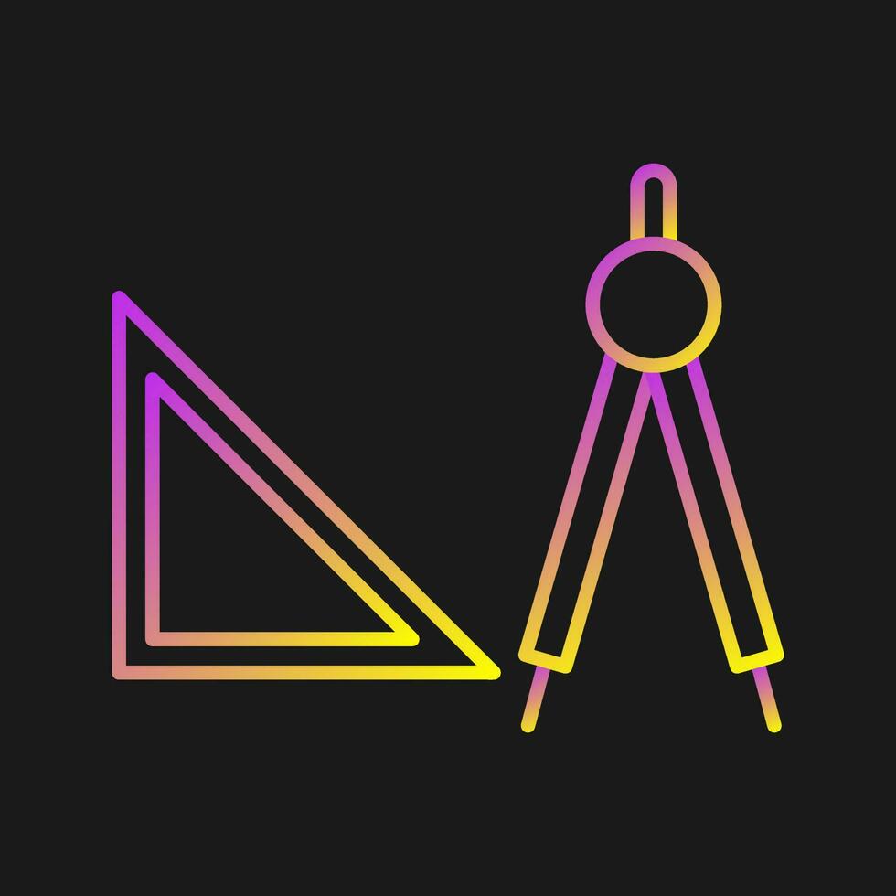 Geometry Tools Vector Icon