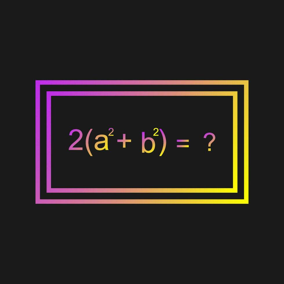 Solving Formula Vector Icon