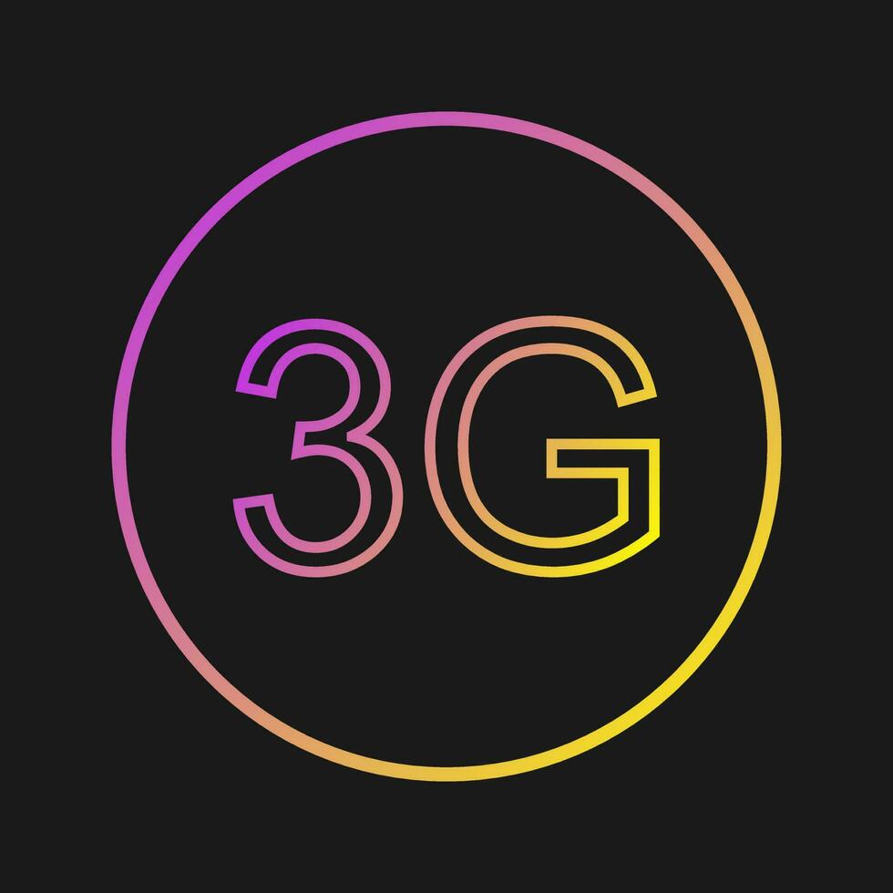 icono de vector 3g