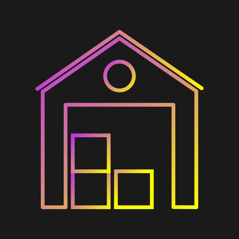 Warehouse Vector Icon