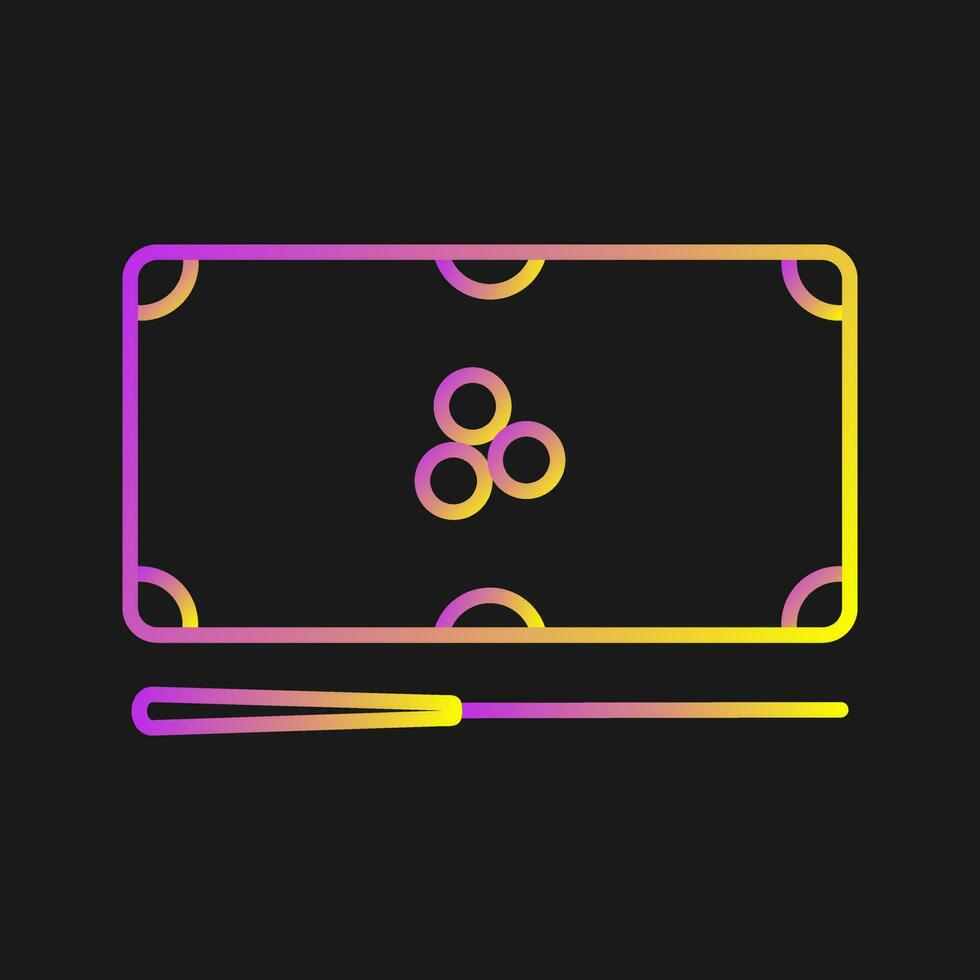 Billiard Vector Icon