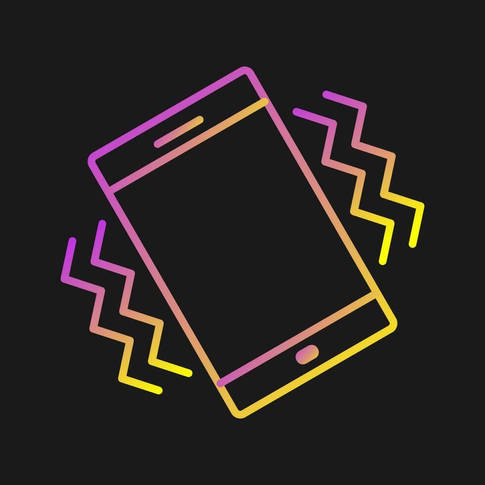 Vibration mode Vector Icon