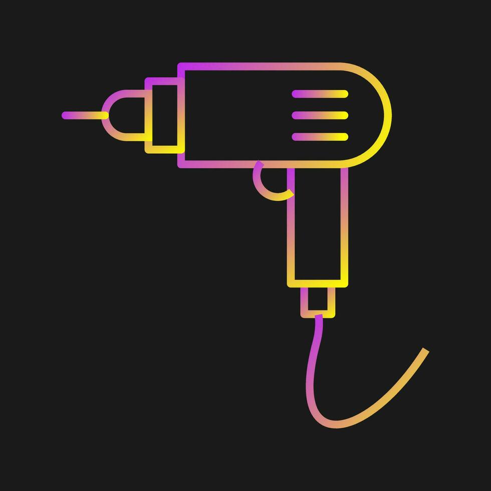 Drill Machine Vector Icon