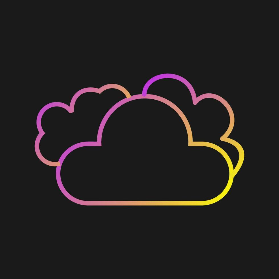 Cloudy Weather Vector Icon