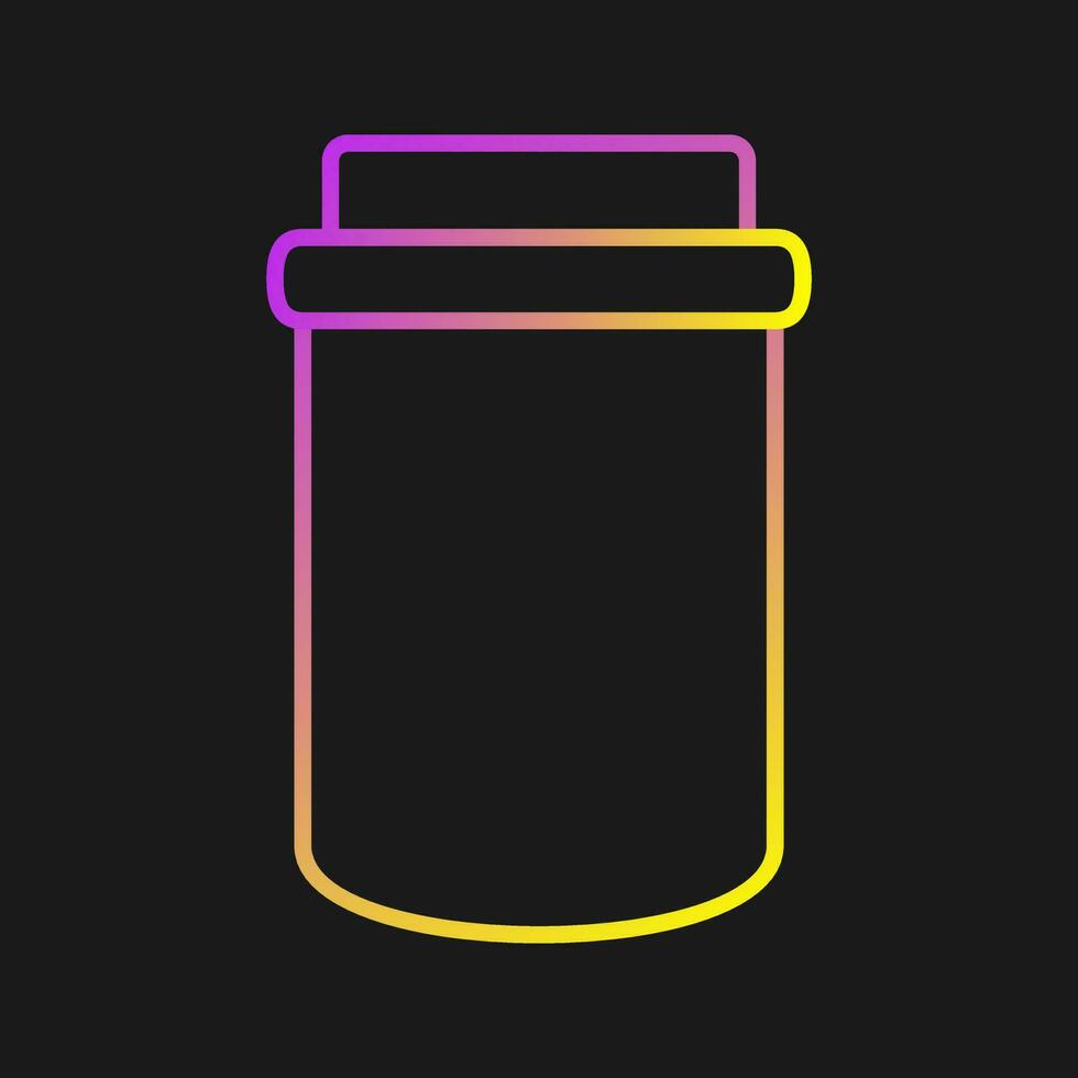 Jam Bottle Vector Icon