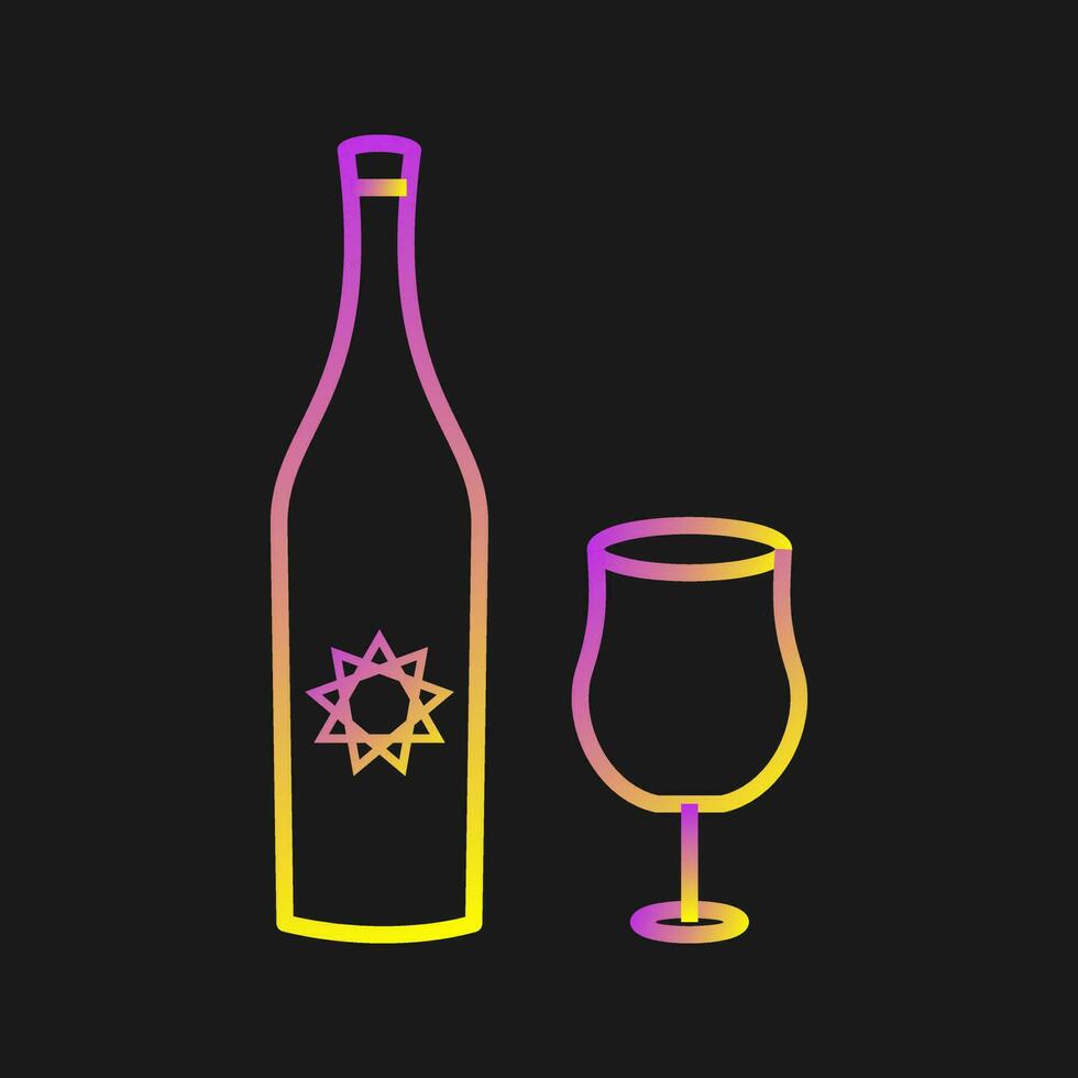 Goblet and Wine Vector Icon